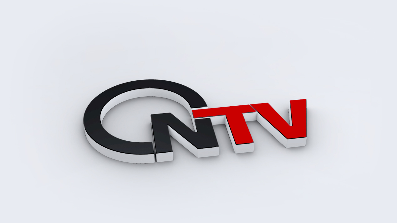3D Rendering des CNTV Logos